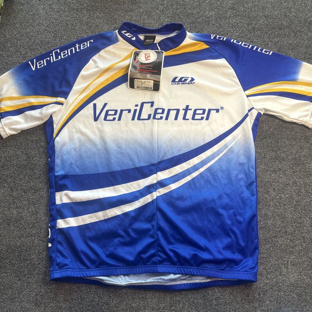 Louis Garneau VeriCenter Cycling Jersey New With Tags Men's M/ W XL